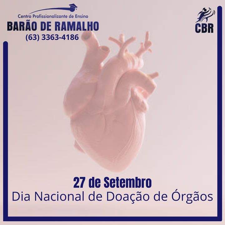 #cbr dia da doação de orgãos