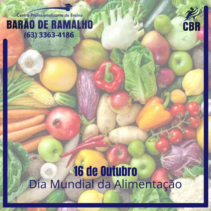 #cbr #paravoce dia mundial da alimentação