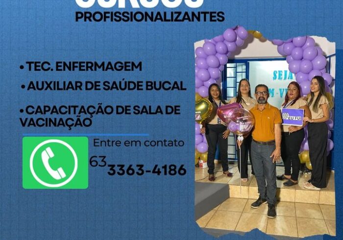 CURSOS PROFISSIONALIZANTES! Venha fazer parte do CBR BARÃO DE RAMALHO🚀 . . . . . #cursosprofissionalizantes #tecnicoemenfermagem #auxiliarsaudebucal #portonacionaltocantins