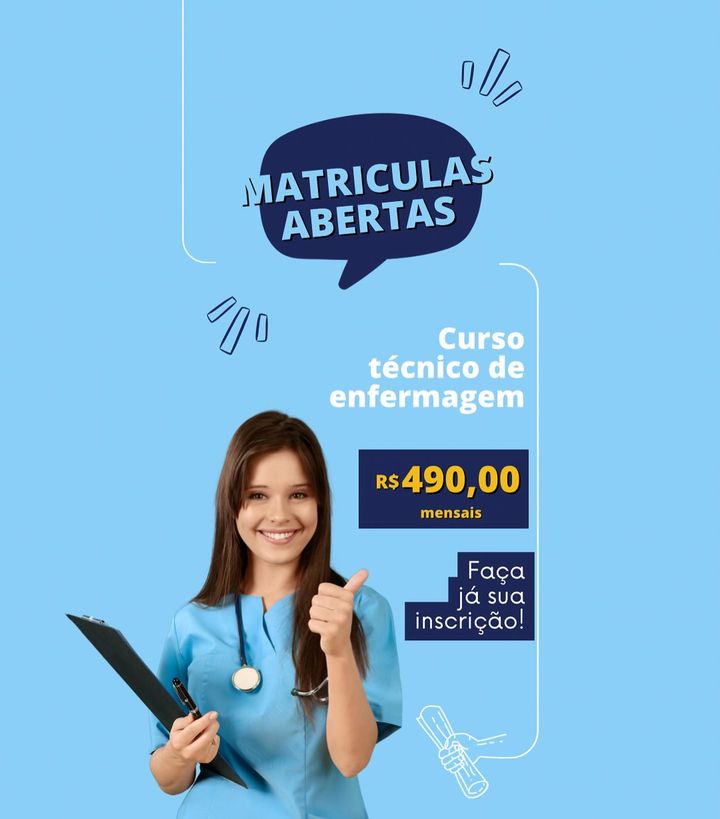 Venha fazer parte do Cbr e ter seu tão sonhado curso de Técnico em Enfermagem ❤️